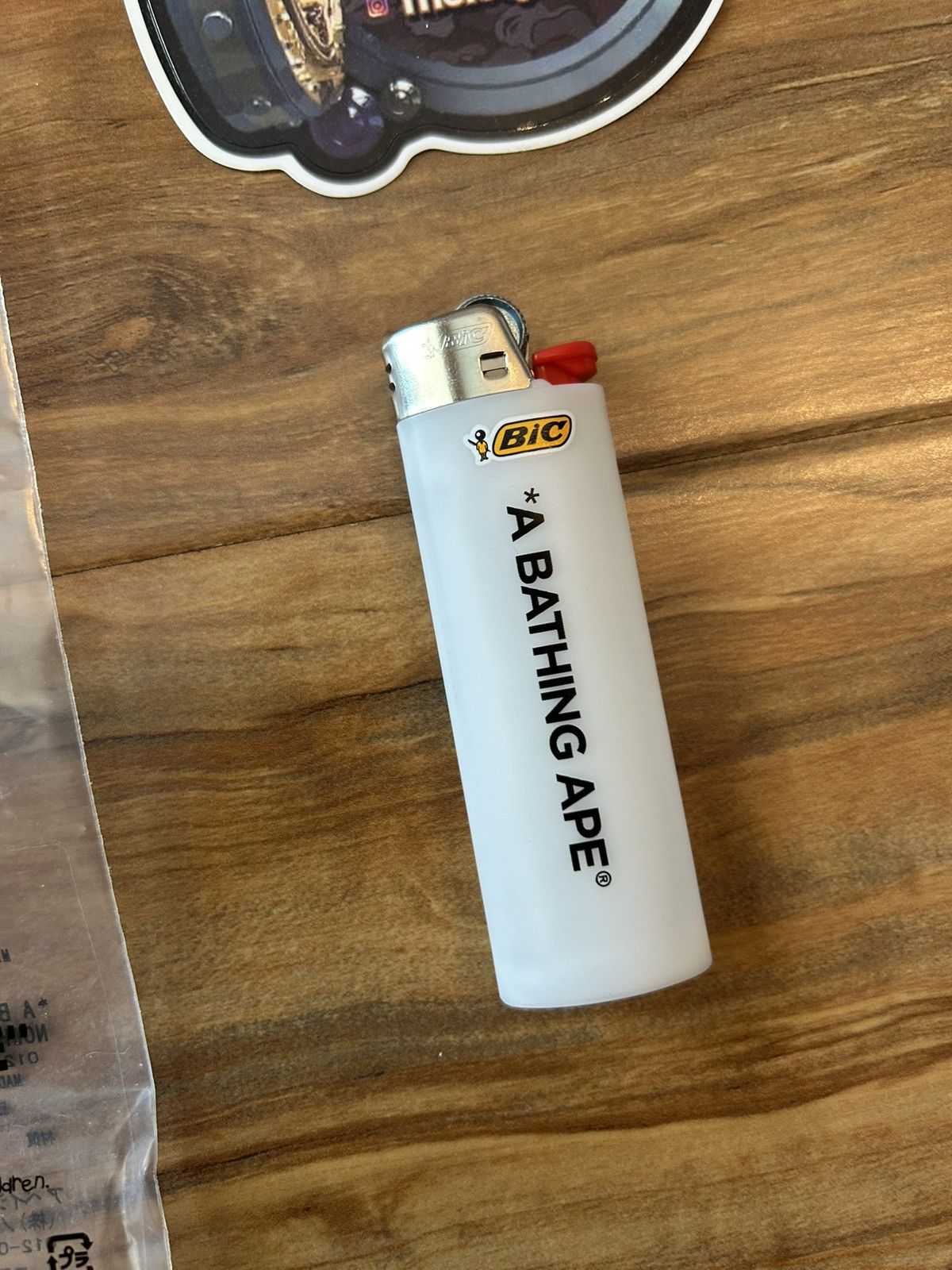 Bape NEW Bape White Bic Lighter Size ONE SIZE - 3 Thumbnail