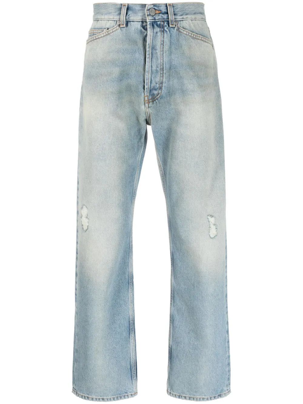 Palm Angels o1y0325 Denim Pant in Light Blue Size US 33 - 1 Thumbnail
