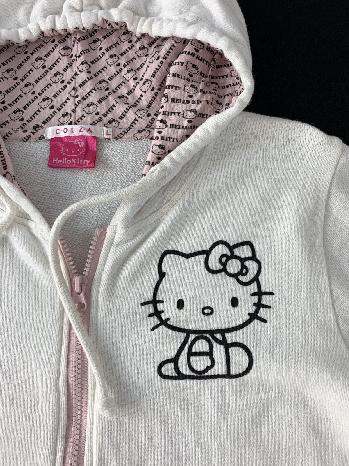 Other Hello Kitty Big Logo Zupper Hooded Jacket Double Pocket Size S / US 4 / IT 40 - 4 Thumbnail