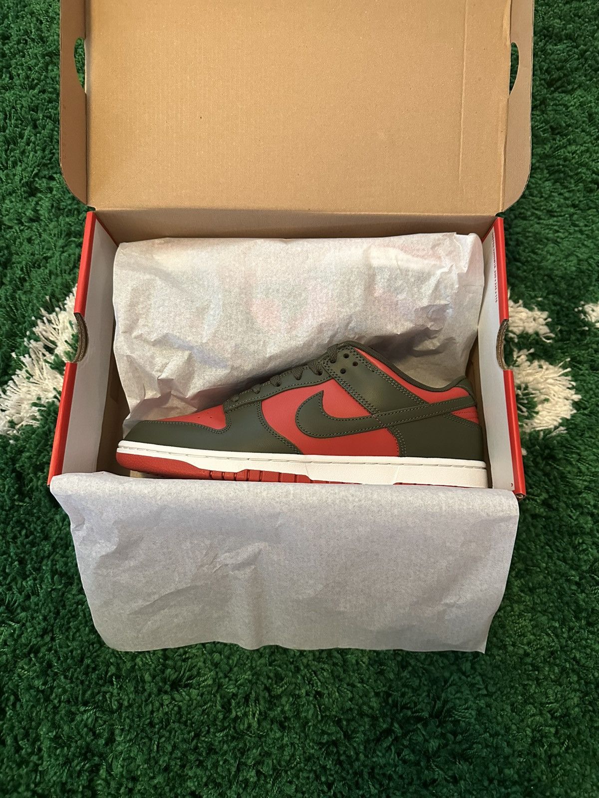 Nike Nike Dunk Low BTTYS Red Cargo Khaki Sneakers 11 Size US 11 / EU 44 - 1 Thumbnail