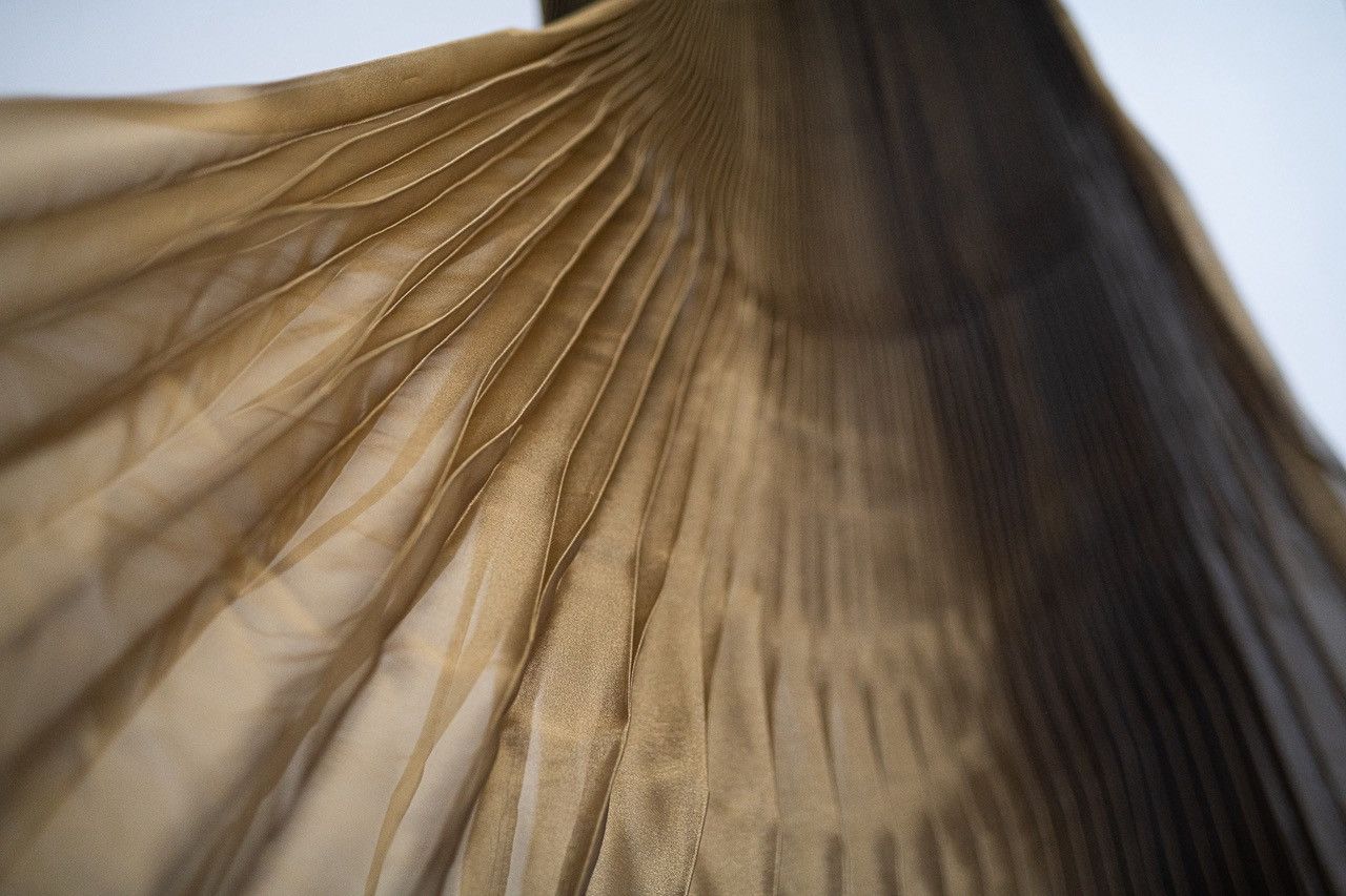 Issey Miyake Issey Miyake Pleated Skirt - Vintage Size 30" / US 8 / IT 44 - 9 Thumbnail