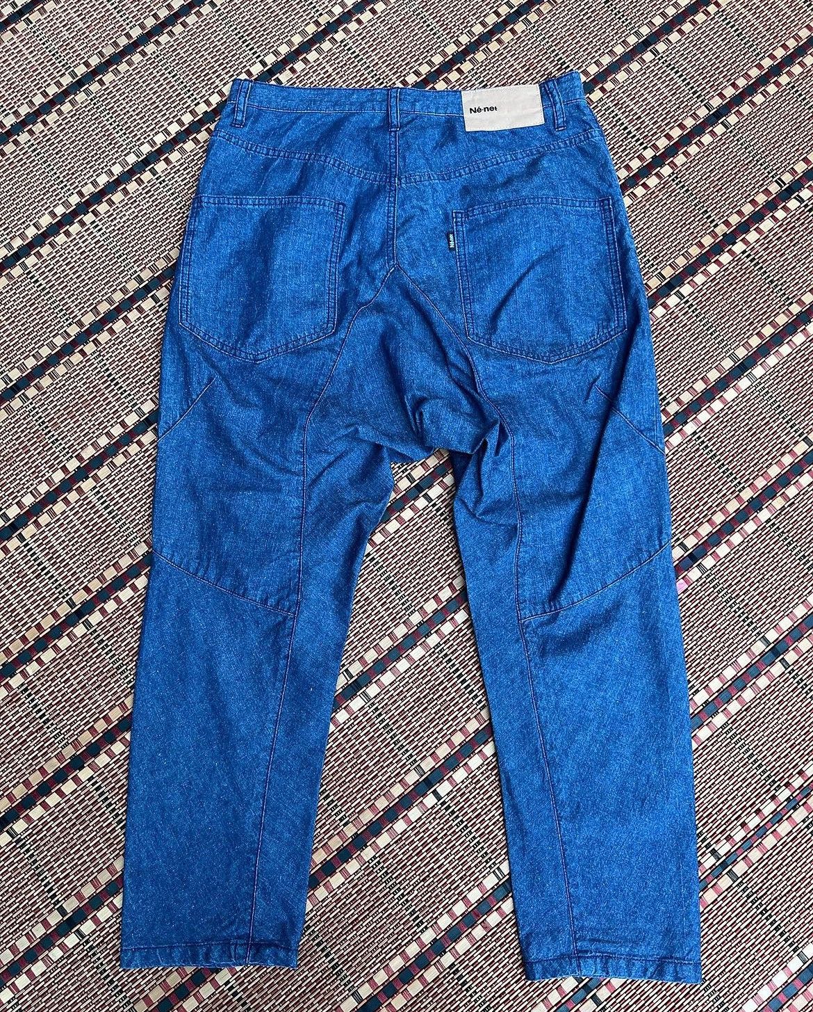 Issey Miyake × Ne-Net Ne-net Issey Miyake Crop Denim Pants Size US 32 / EU 48 - 4 Thumbnail