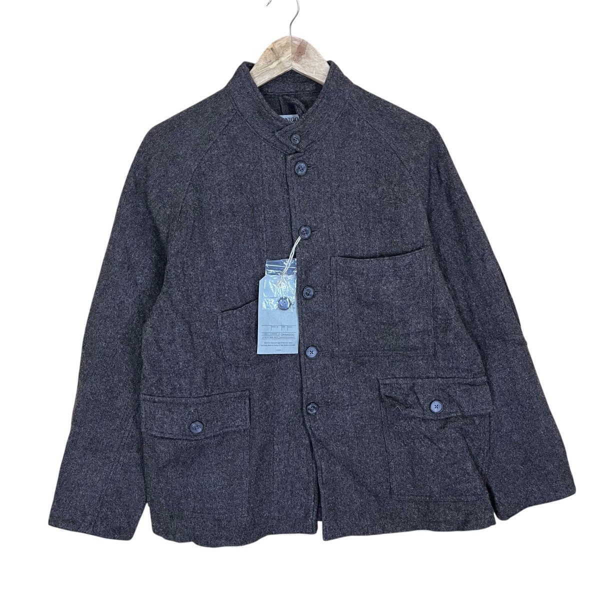 OMNIGOD Omnigod Wool Blend Garment Made In Japan Button Coat Jacket Size US M / EU 48-50 / 2 - 1 Thumbnail