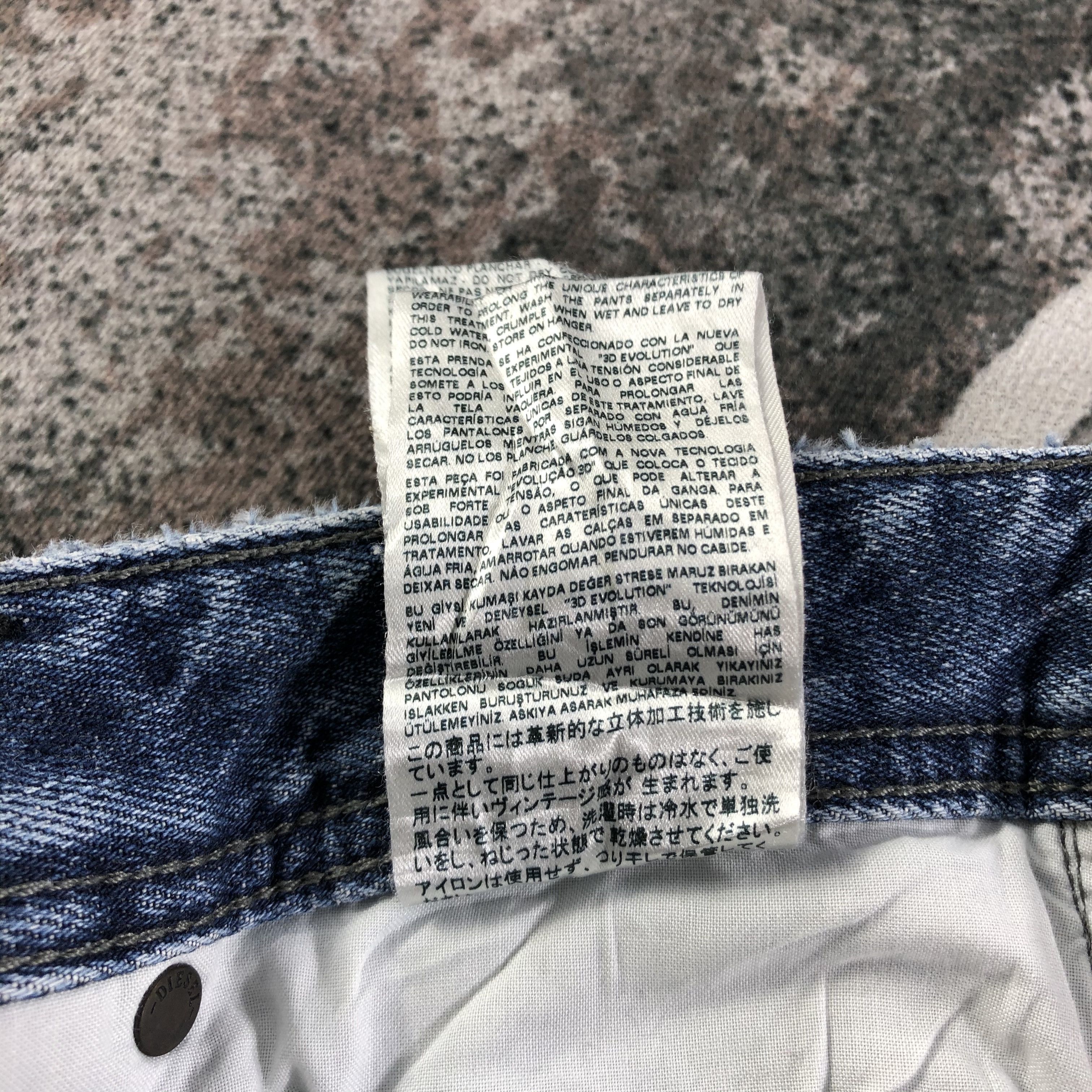 Diesel Distressed Diesel Faded Blue Jeans KJ2008 Size 27" / US 4 / IT 40 - 13 Thumbnail