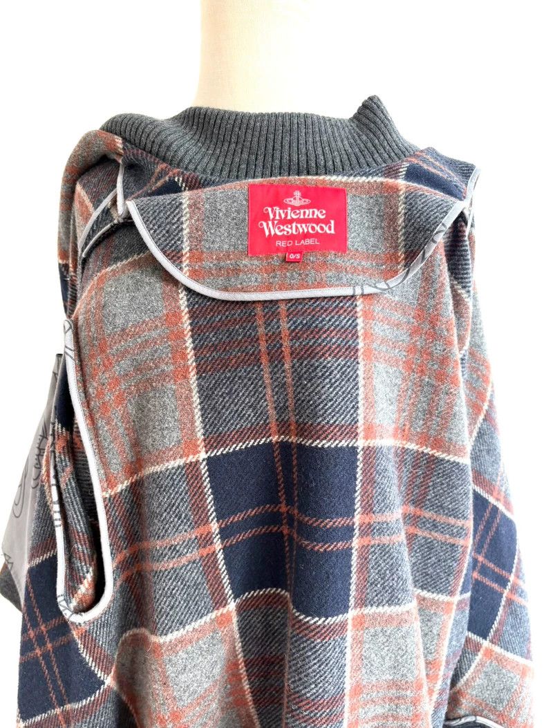 Vivienne Westwood Vivienne Westwood A tartan irregular cloak coat Size S / US 4 / IT 40 - 8 Thumbnail
