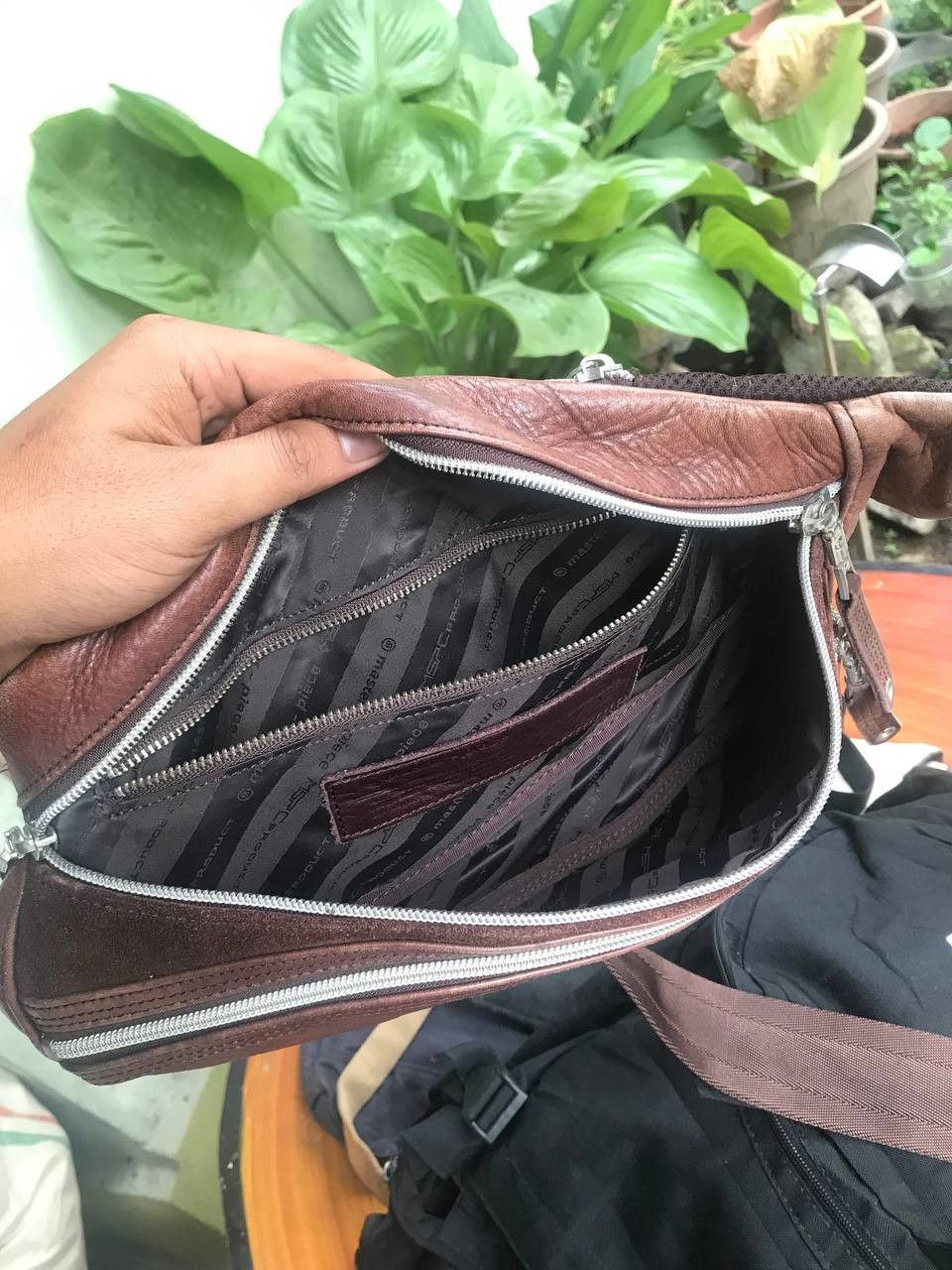 Leather × MasterPiece Master piece Leather Waistbag Size ONE SIZE - 3 Thumbnail