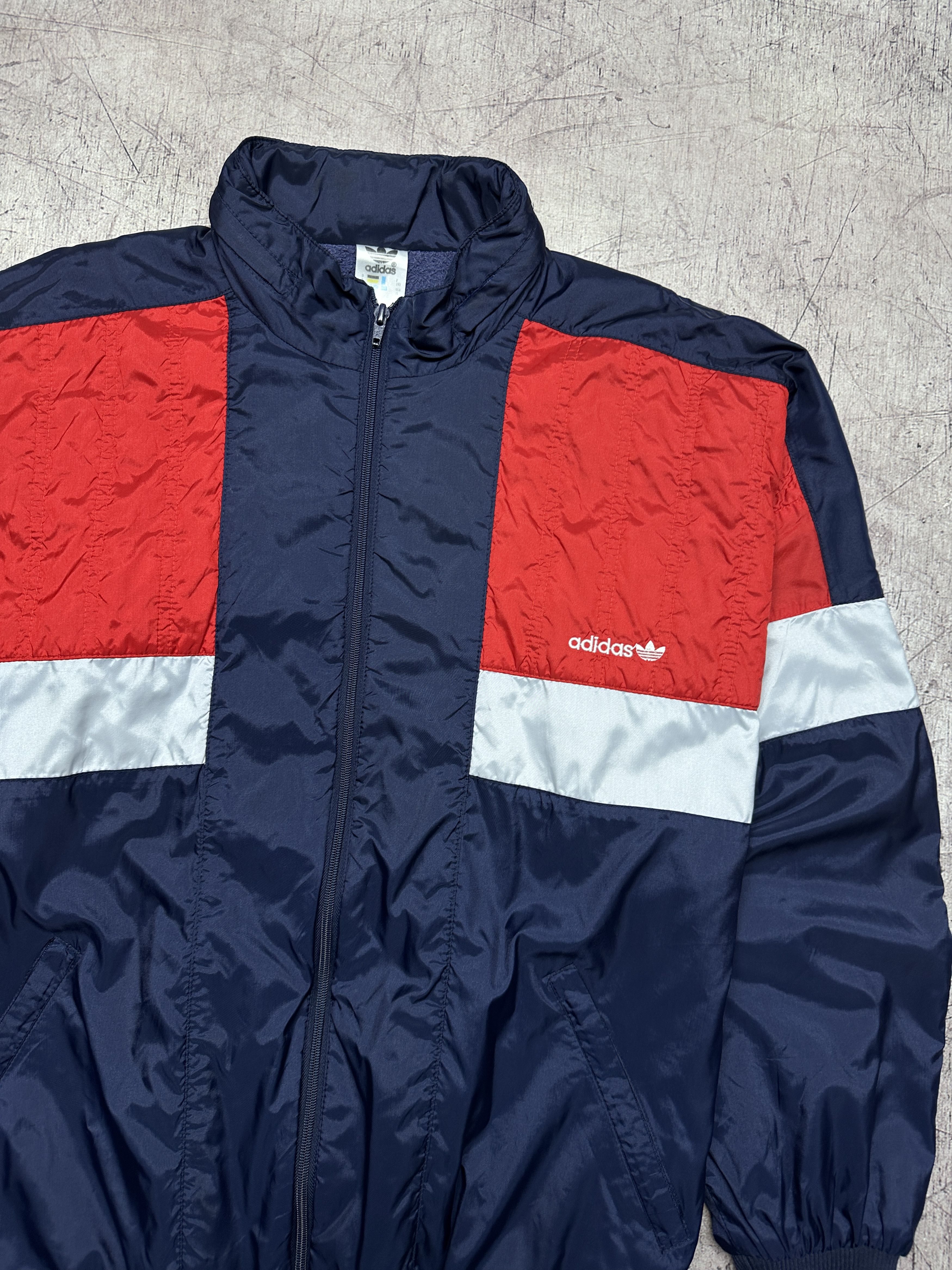 Adidas Adidas Vintage Mens Insulated Track Top Jacket Size US XL / EU 56 / 4 - 2 Thumbnail