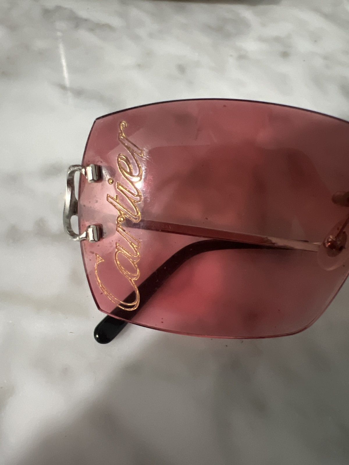 Cartier Exclusive Red Cartier Frames New Size ONE SIZE - 2 Thumbnail