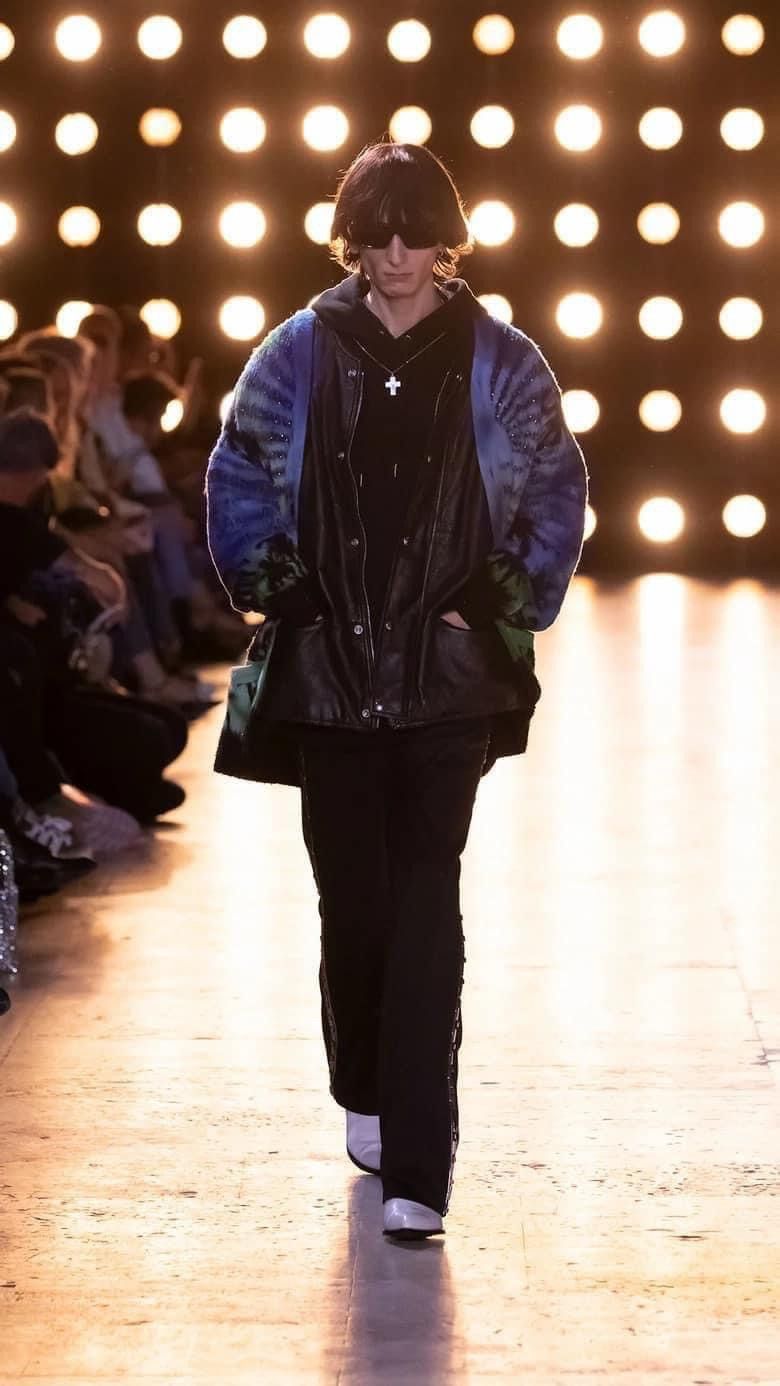 Celine $2.3k SS23 Celine 1 of 1 sample jaquard sunset cardigan Hedi Size US M / EU 48-50 / 2 - 10 Thumbnail