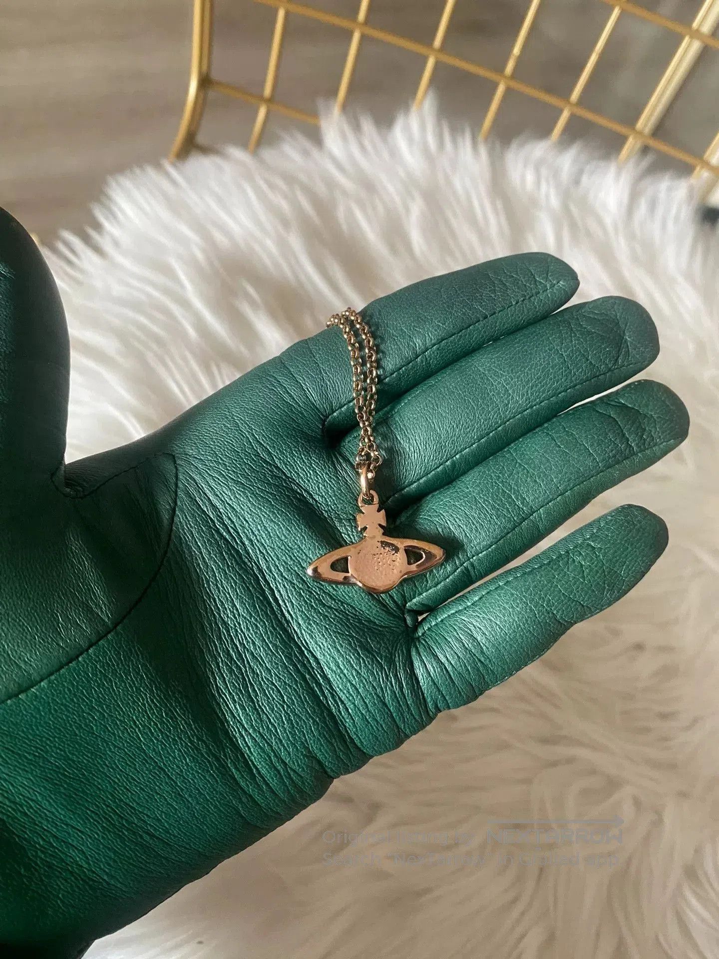 Vivienne Westwood Vivienne Westwood Mini Bas Saturn Necklace. Size ONE SIZE - 2 Thumbnail
