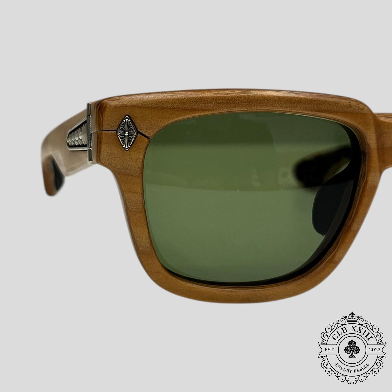 Chrome Hearts Chrome Hearts Stencil Lilith Wooden Framed Sunglasses Size ONE SIZE - 3 Thumbnail