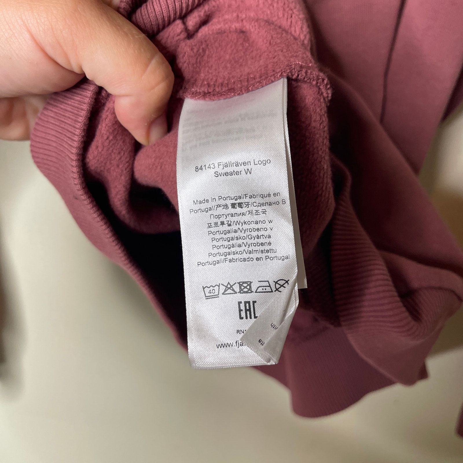 Fjallraven Fjallraven Mesa Mauve Pink Logo Cotton Crewneck Women's XS Size XS / US 0-2 / IT 36-38 - 8 Thumbnail