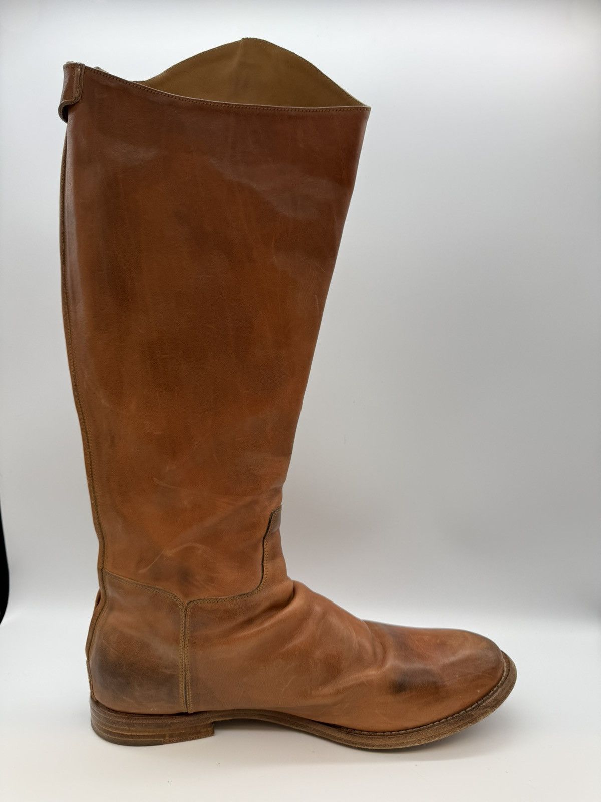 Alexander McQueen Alexander McQueen Tan Leather Knee-High Riding Boots Size US 11 / EU 44 - 7 Thumbnail