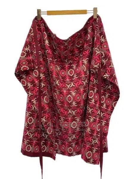 Comme des Garcons Comme Des Garcons size M Pink embroidered flower wrap skir Size 23" - 6 Thumbnail