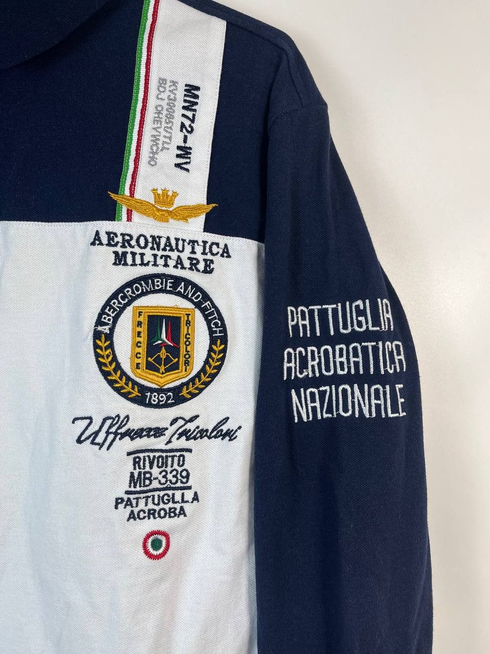 Aeronautica Militare AERONAUTICA MILITARE Long Sleeve Embroidered Pattuglia Sz M Size US M / EU 48-50 / 2 - 2 Thumbnail
