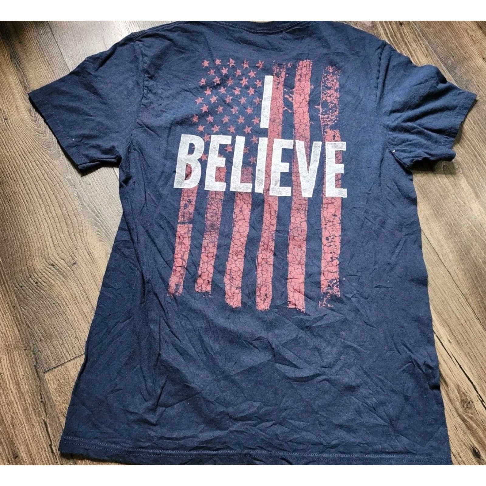 Doublet Newsboys Restart You I Believe Flag T Shirt Blue Double Sided Mens S Size US S / EU 44-46 / 1 - 2 Thumbnail
