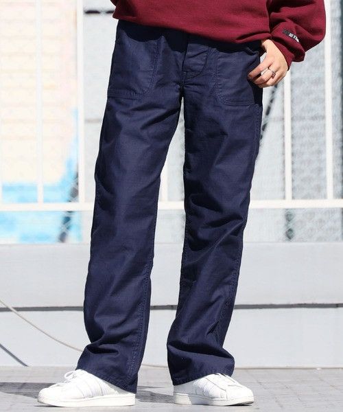 Orslow orSlow x ROOPTOKYO Navy Utility Pant size 3 hemmed Size US 33 - 1 Thumbnail