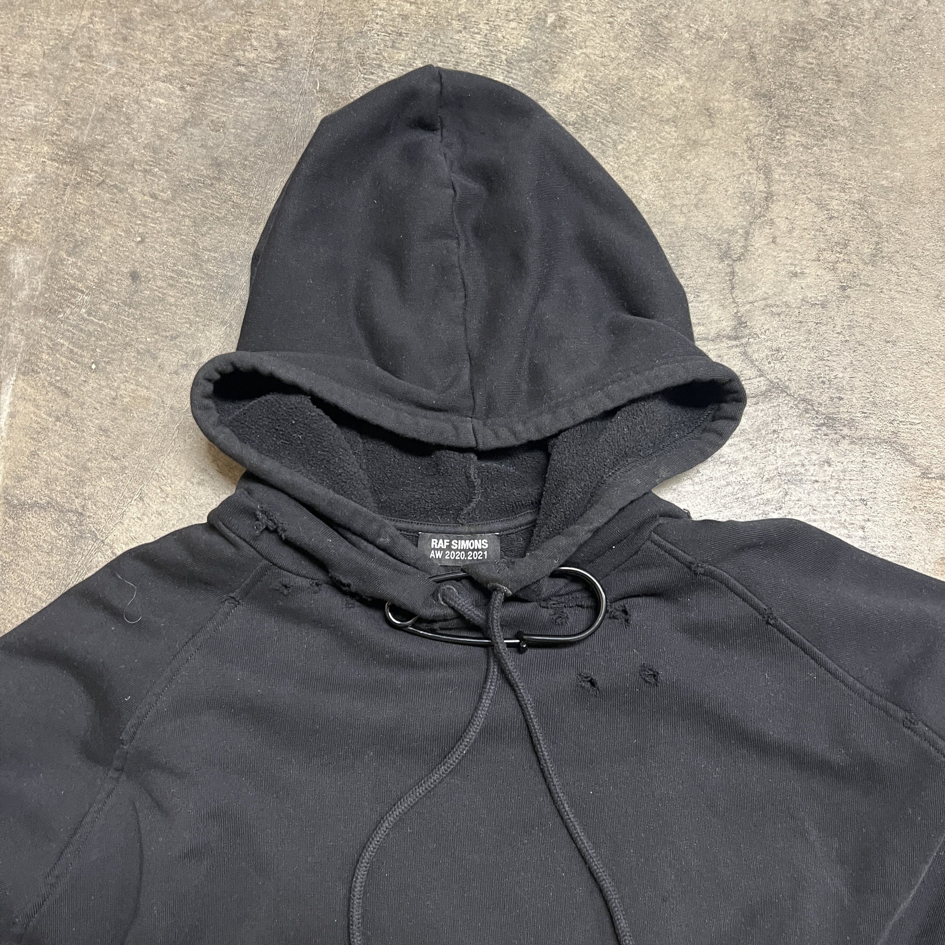 Raf Simons Raf Simons Sample Destroyed Hoodie Size US L / EU 52-54 / 3 - 3 Thumbnail