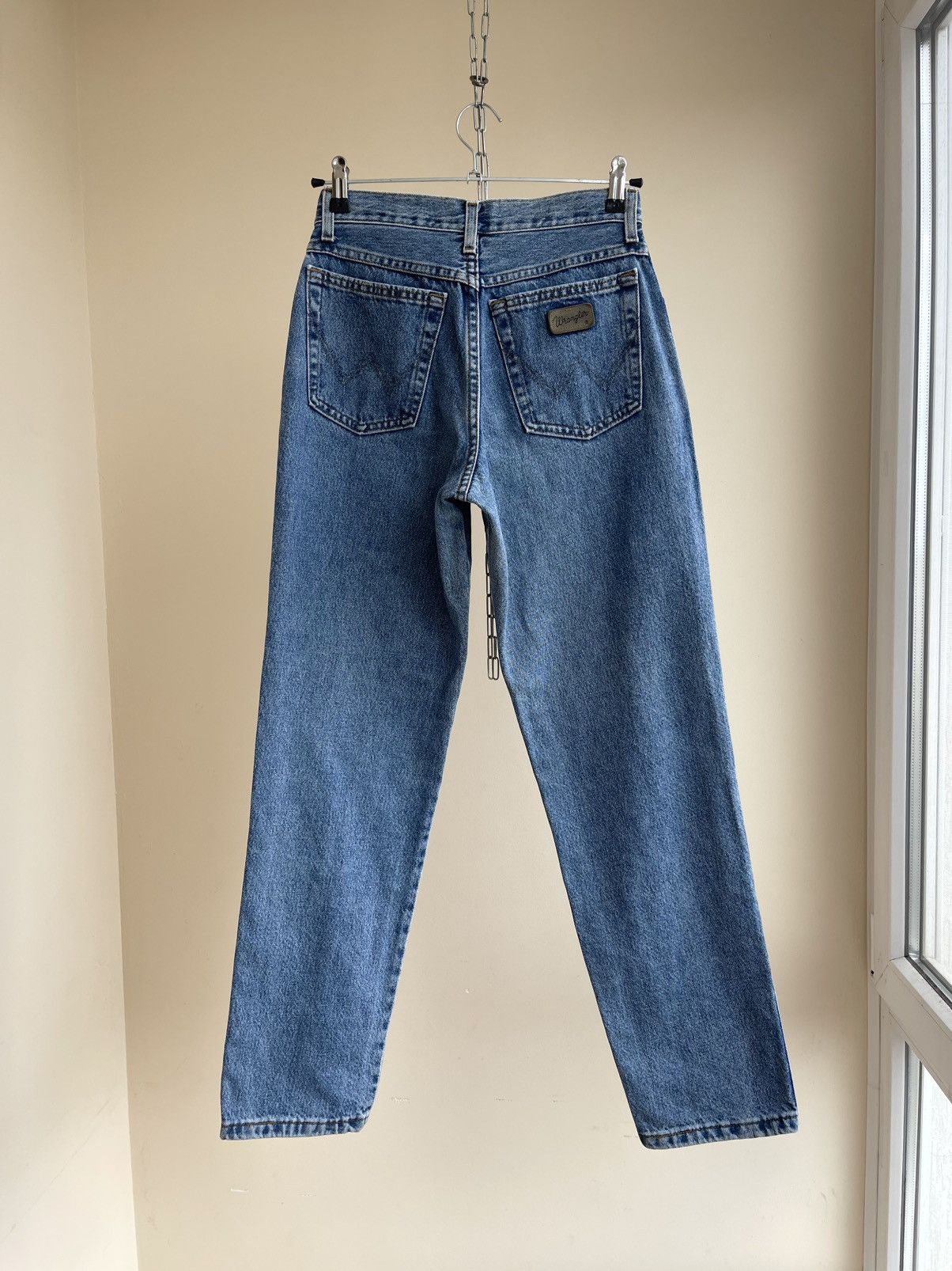 Wrangler Ohio High Rise Tapered Cut Relaxed Fit Mom Denim Jeans 90s Size 26" / US 2 / IT 38 - 2 Thumbnail