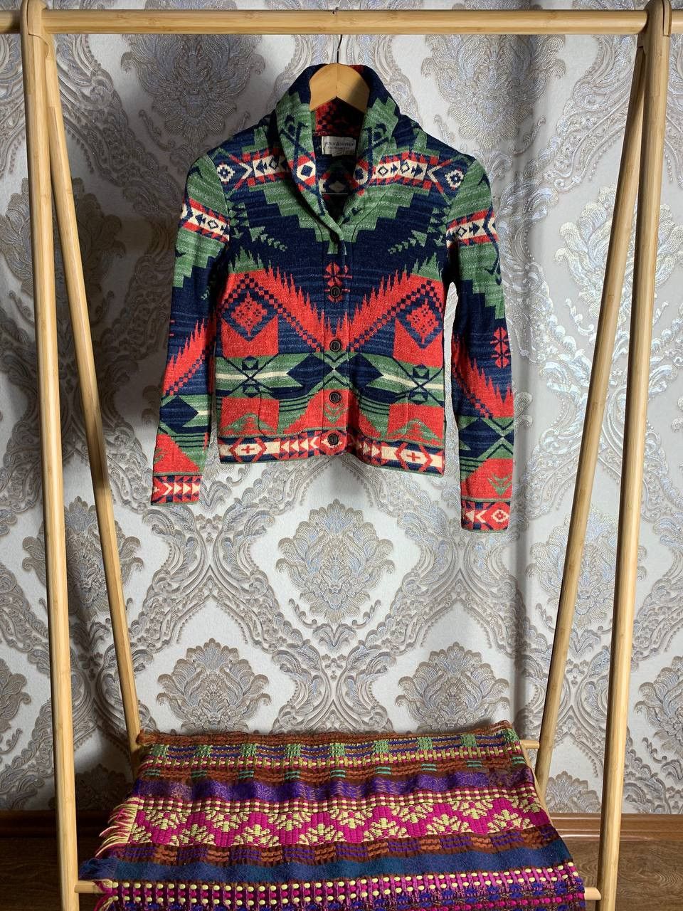 Polo Ralph Lauren VERY RARE DENIM & SUPLLY RALPH LAUREN CARDIGAN DESIGNER 90s Size XS / US 0-2 / IT 36-38 - 1 Thumbnail