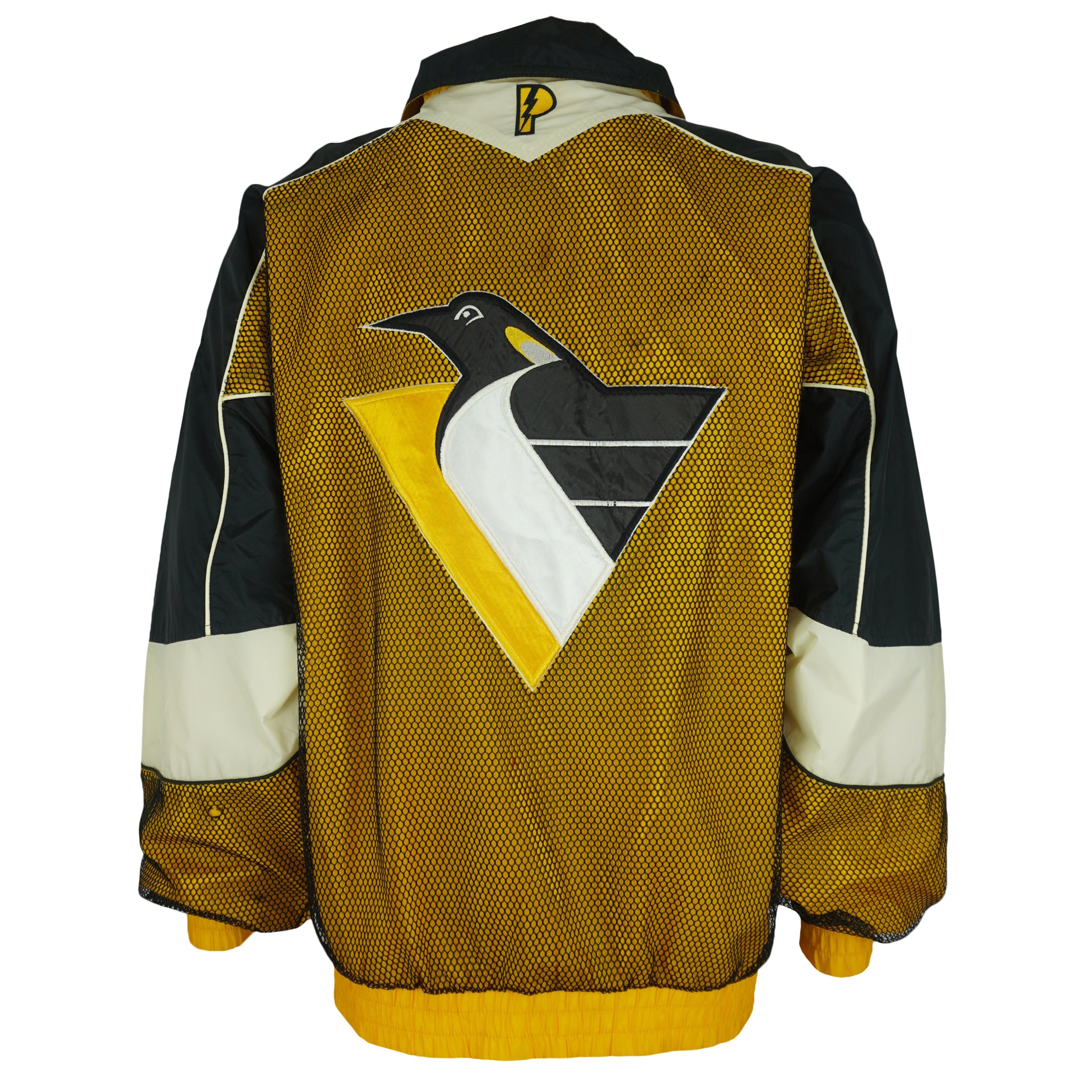 Pro Player NHL - Pittsburgh Penguins Windbreaker 1990s Size US XL / EU 56 / 4 - 2 Thumbnail