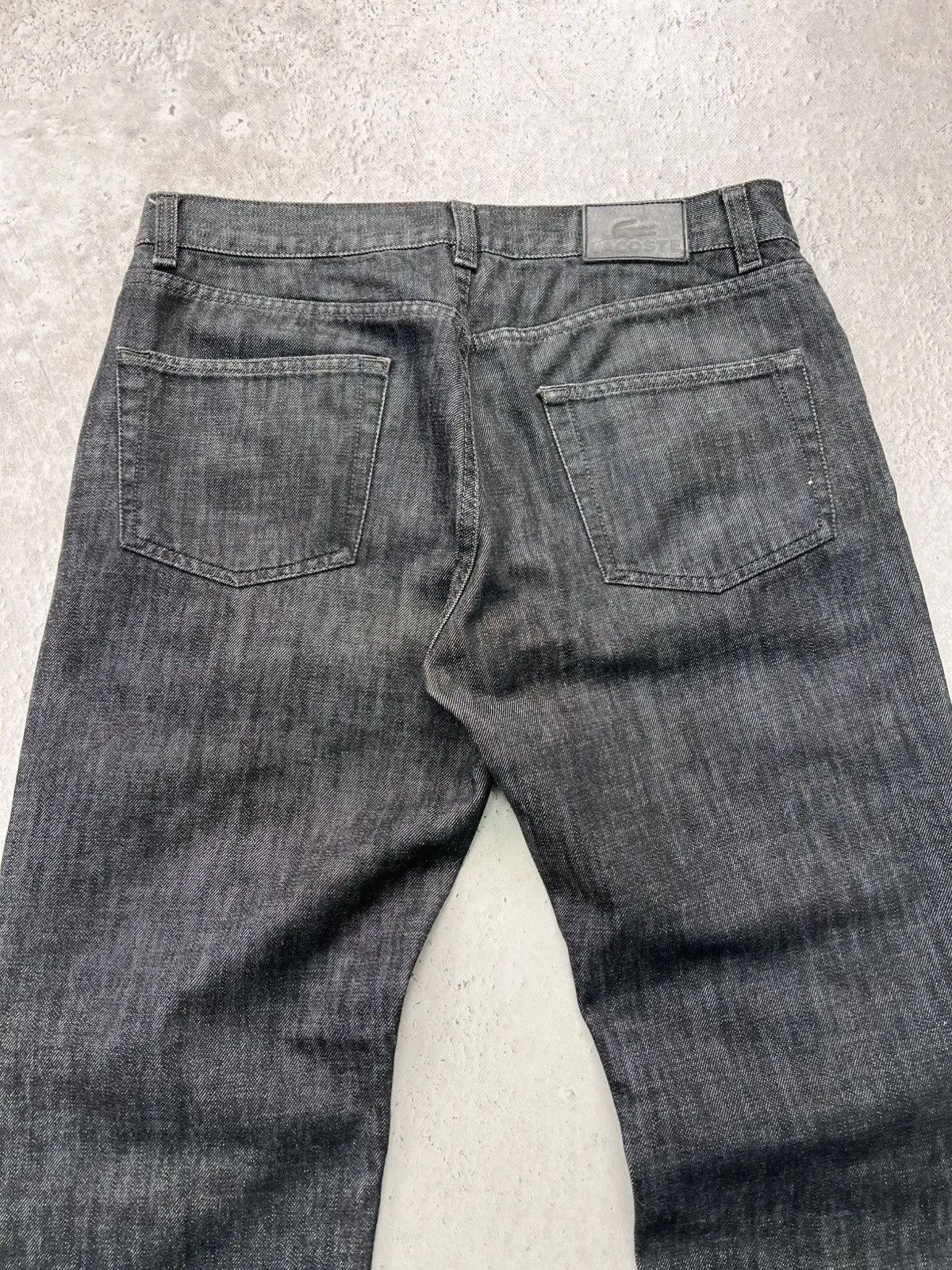 Retro Lacoste denim jeans pants chemise rare