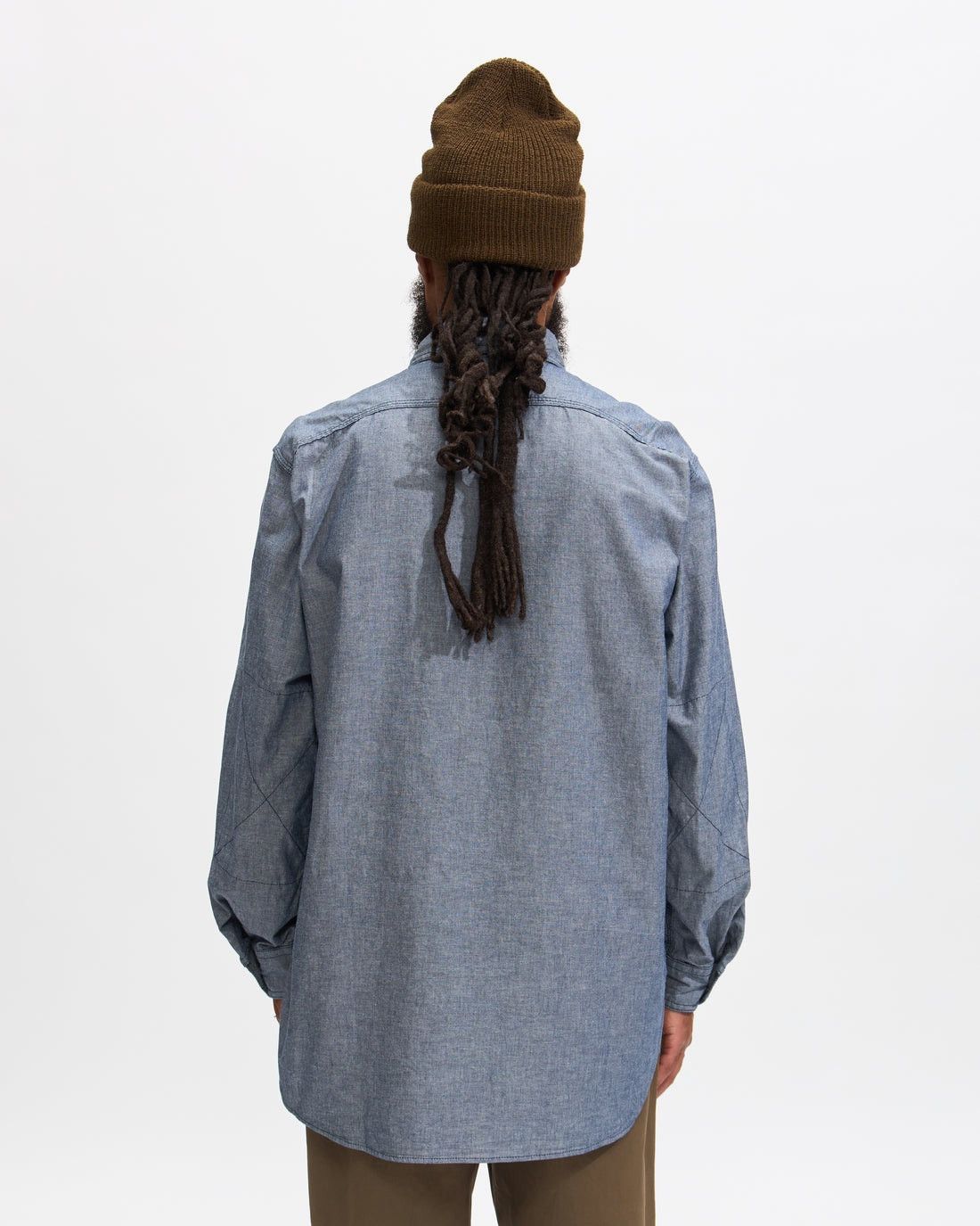 Engineered Garments Engineered Garments Work Shirt In Indigo Cotton Chambray Size US M / EU 48-50 / 2 - 6 Thumbnail