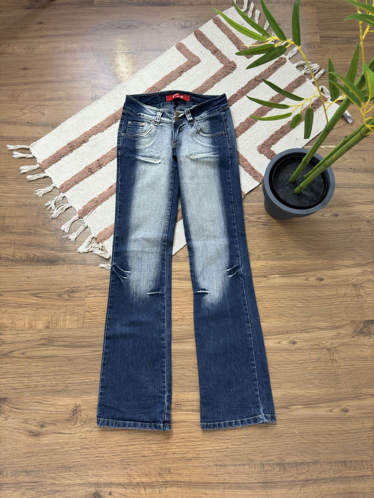 Vintage VINTAGE TRIBAL VON DUTCH STYLE JEANS PANTS Size 27" / US 4 / IT 40 - 5 Thumbnail