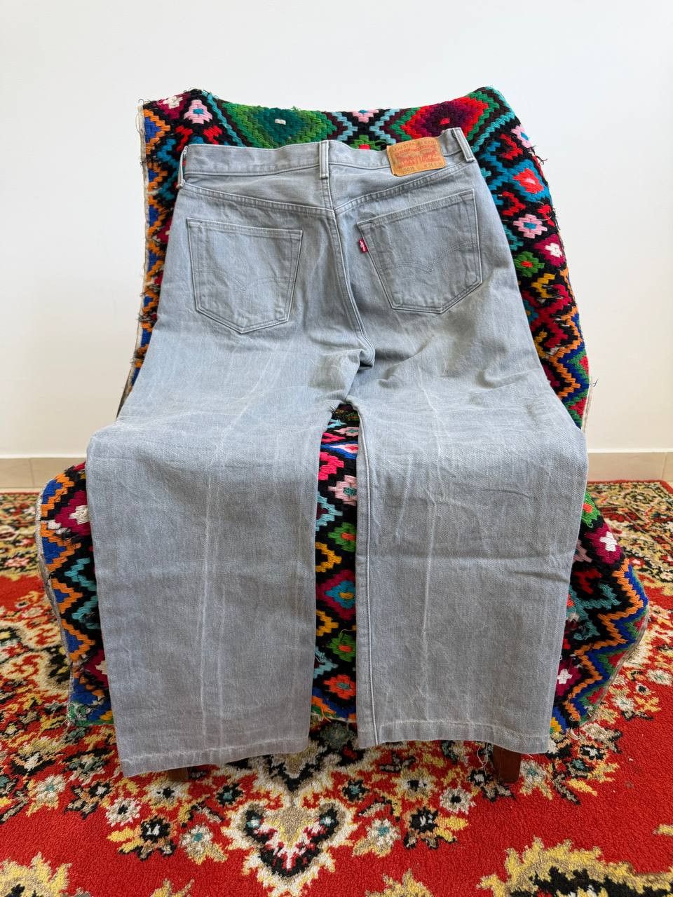 Hysteric Glamour Vintage Hysteric Glamour Style Baggy Washed Jeans Y2K Size US 34 / EU 50 - 2 Thumbnail