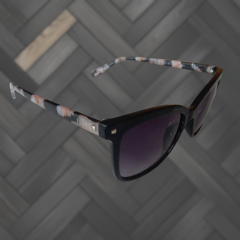 Vintage Elle Sunglasses 53 19 140 ELLE Black Sunglasses Women Size ONE SIZE - 1 Thumbnail