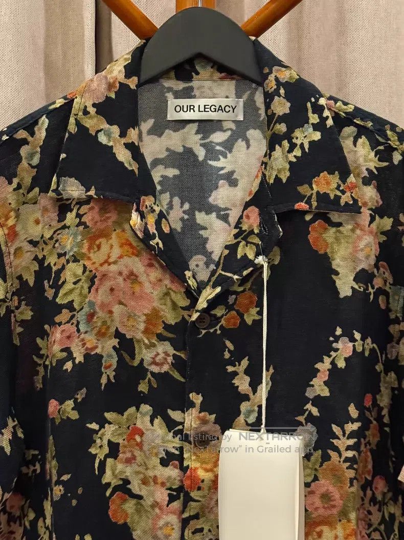 Our Legacy Our Legacy Floral Printed Shirt Size US S / EU 44-46 / 1 - 4 Thumbnail