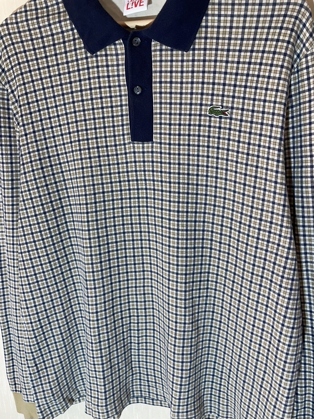 Lacoste × Vintage Lacoste live streetwear sweatshirt jersey Size US XL / EU 56 / 4 - 5 Thumbnail