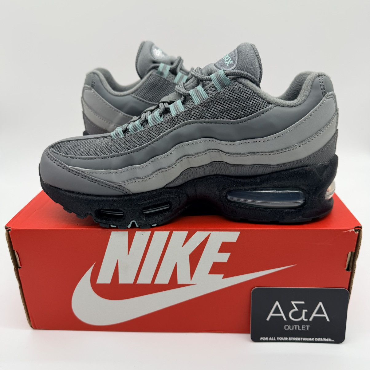 Nike Nike Air Max 95 Smoke Grey US 5.5 Brand New Free Shipping Size US 5.5 / EU 38 - 2 Thumbnail