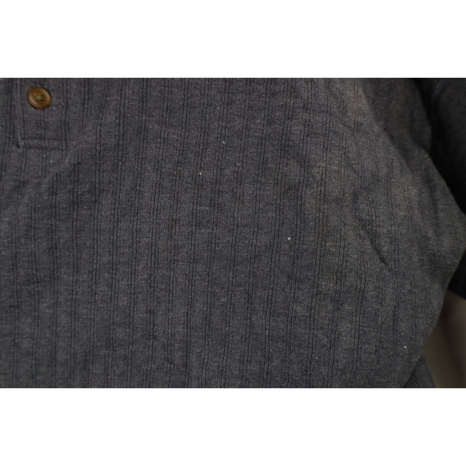 Vintage Vintage 90s Streetwear Faded Ribbed Knit Henley T-Shirt Size US XL / EU 56 / 4 - 4 Thumbnail