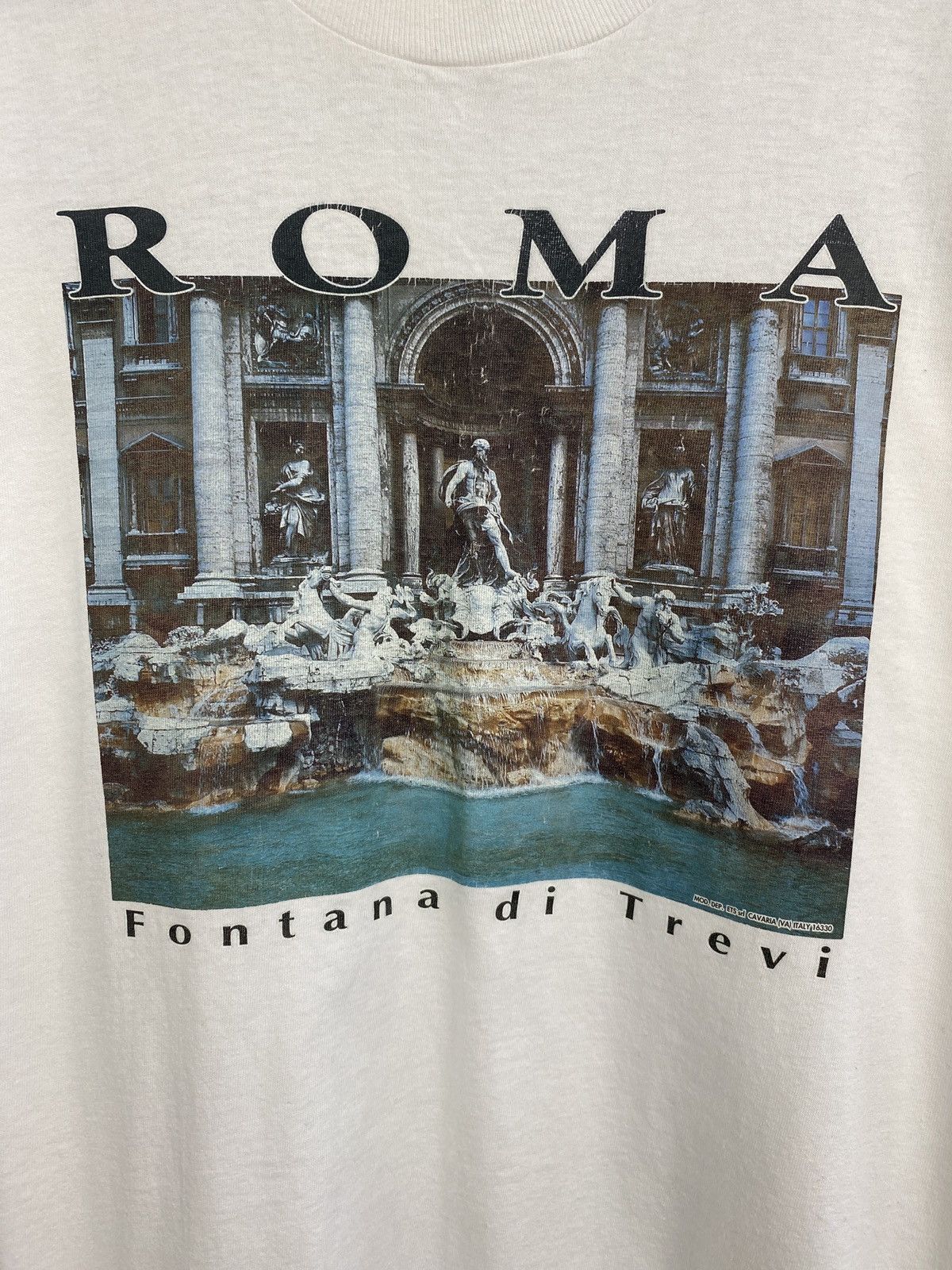 4GSELLER 🇮🇹 Vintage 90s Italy Roma Fontana Di Trevi Rare Retro Hype Size US L / EU 52-54 / 3 - 4 Thumbnail