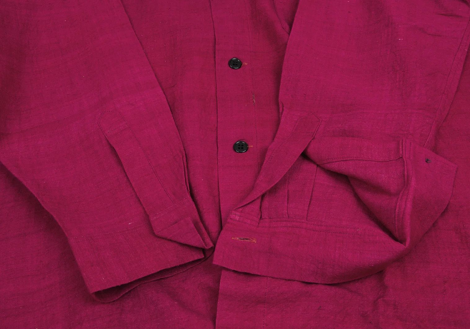 Yohji Yamamoto Yohji Yamamoto Silk Shirt Pink M Size US M / EU 48-50 / 2 - 7 Thumbnail