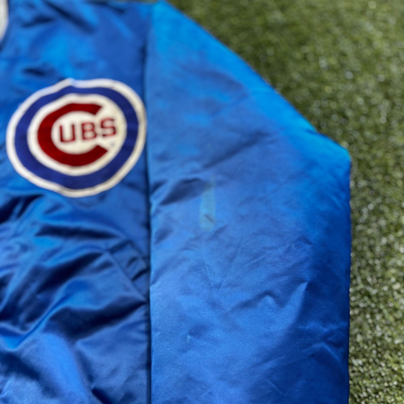 Starter Vintage 90s Starter Chicago Cubs Satin Jacket MLB Size US M / EU 48-50 / 2 - 4 Thumbnail