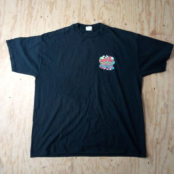 Chevrolet × Vintage Vintage 90s Chevrolet Racing Chevy Neon T-Shirt Size US XL / EU 56 / 4 - 4 Thumbnail