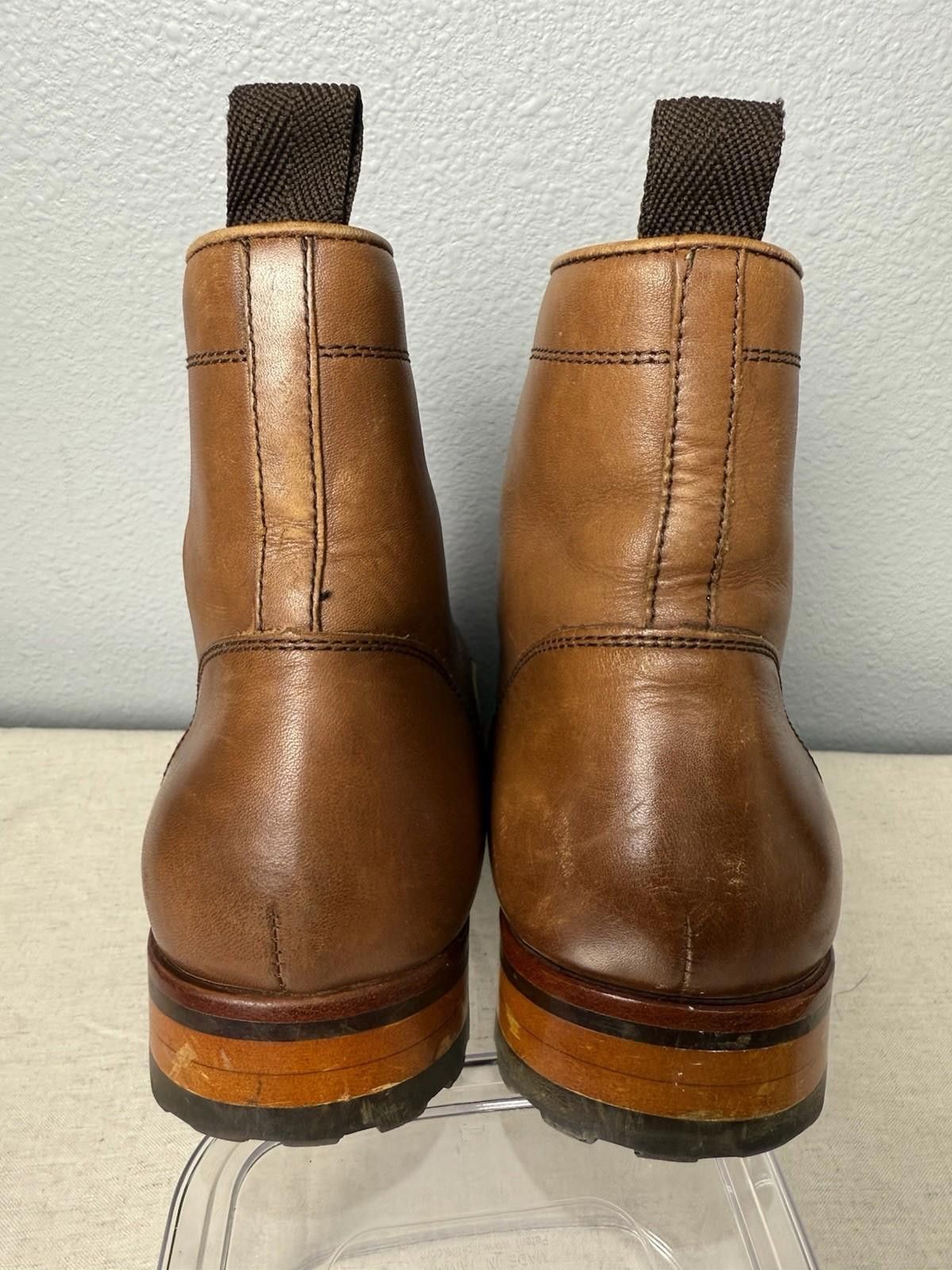 Nordstrom John W. Nordstrom Brown Leather Plain Toe Boot Men’s 8.5M Size US 8.5 / EU 41-42 - 4 Thumbnail