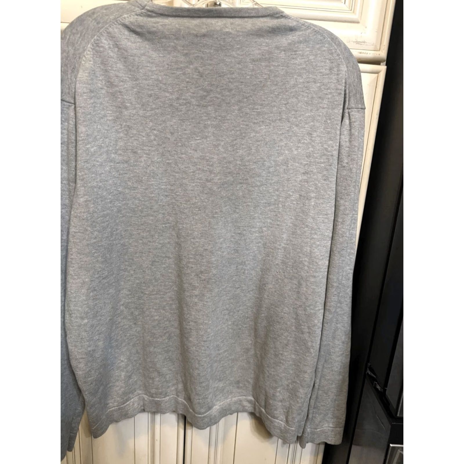 Massimo Dutti Massimo Dutti Men’s Cotton Crewneck Long Sleeve Pullover Sweater Gray Large Size US L / EU 52-54 / 3 - 8 Thumbnail