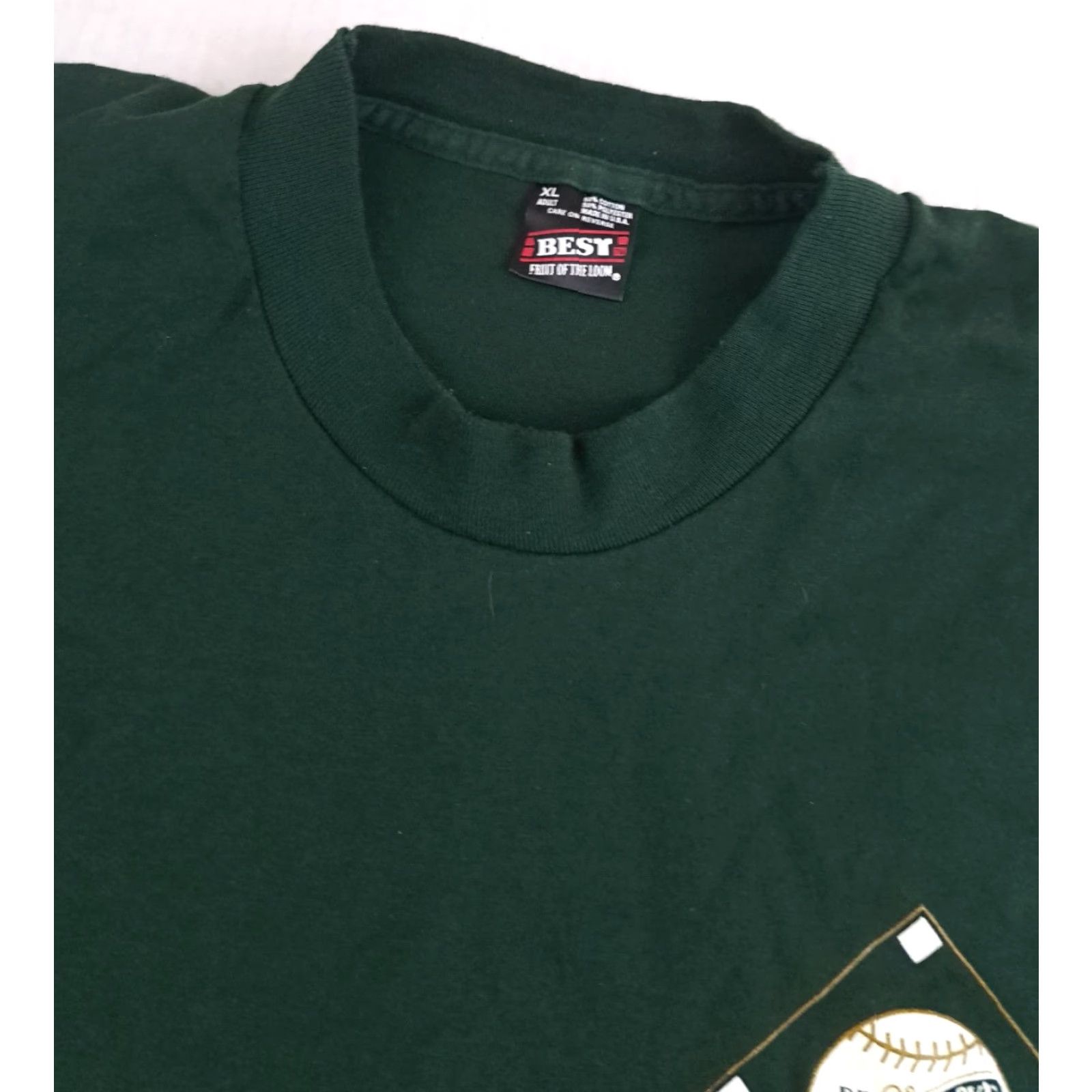 Fruit Of The Loom VINTAGE Dr McGillicuddy's USA Baseball Diamond Green T-Shirt XL Size US XL / EU 56 / 4 - 4 Thumbnail