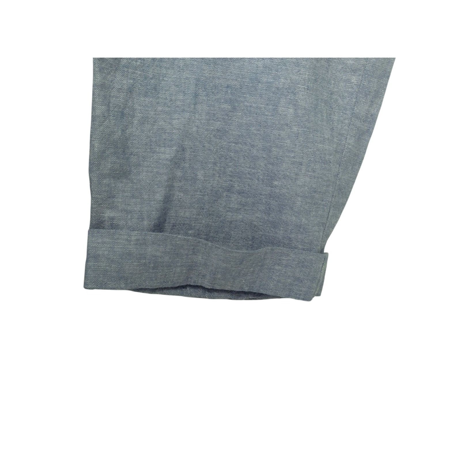 J.Crew J Crew Re-imagined Linen Blend Dress Pants 34x30 Straight Le Size US 34 / EU 50 - 4 Thumbnail
