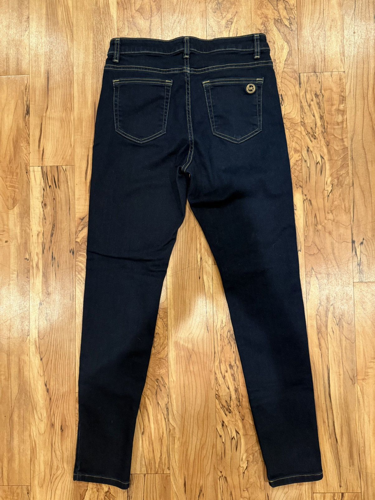 Michael Kors Michael Kors Izzy Skinny Jeans- Dark Wash, Mid-Rise Size 8 Size 30" / US 8 / IT 44 - 7 Thumbnail