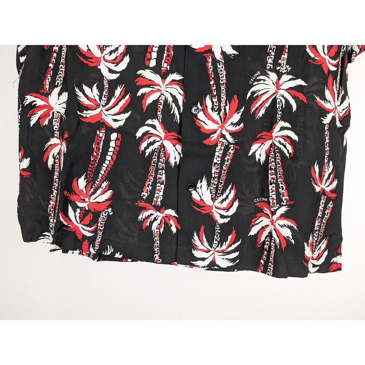Celine o1rshd1 Chemise Hawaii Toile Shirt in Multicolor Size US XS / EU 42 / 0 - 6 Thumbnail