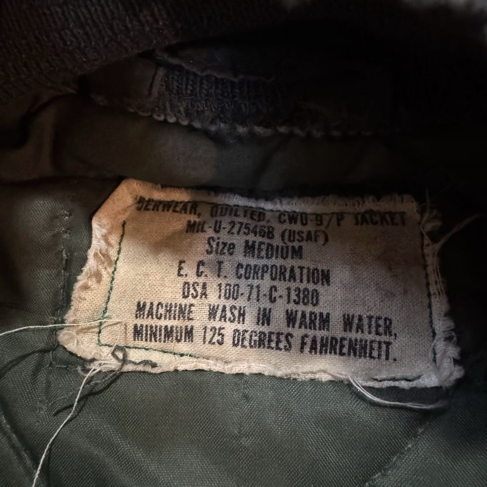 Vintage VINTAGE USAF CWU-9/P Quilted Jacket Mens M Arctic Insulated 70s Size US M / EU 48-50 / 2 - 2 Thumbnail