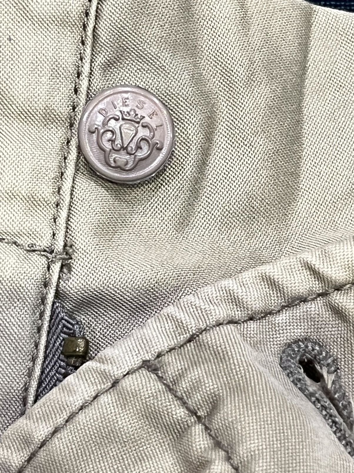 Diesel 🔥DIESEL 10 Pocket Double Knee Drawstring Leg Cotton Cargo Size US 30 / EU 46 - 6 Thumbnail