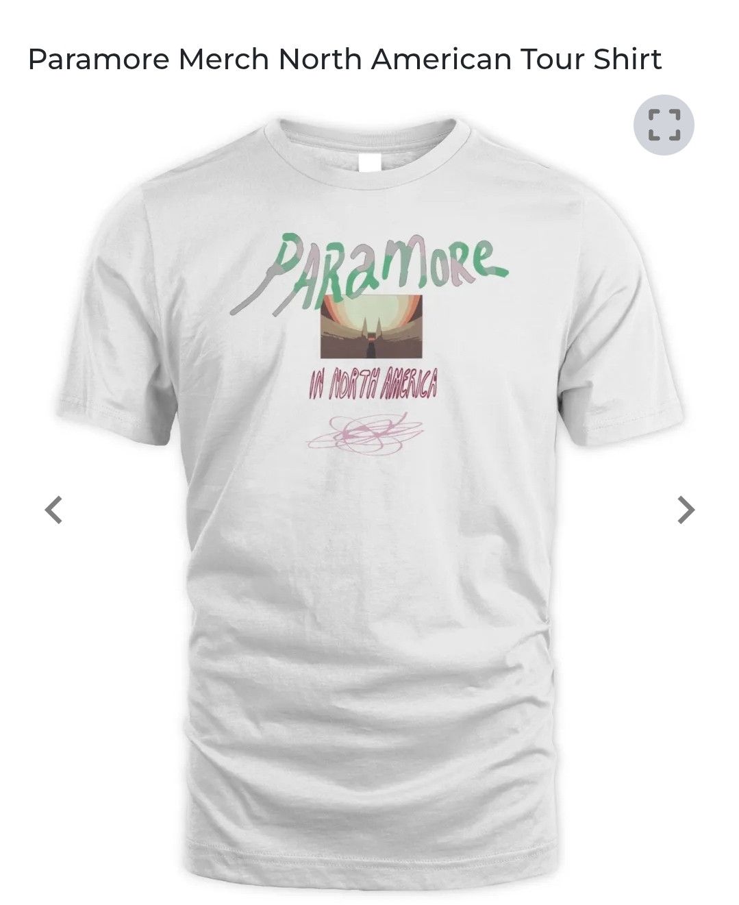 Band Tees 3XL!!!! 3XL!!!! PARAMORE North American Tour White T-Shirt Size US XXL / EU 58 / 5 - 1 Thumbnail