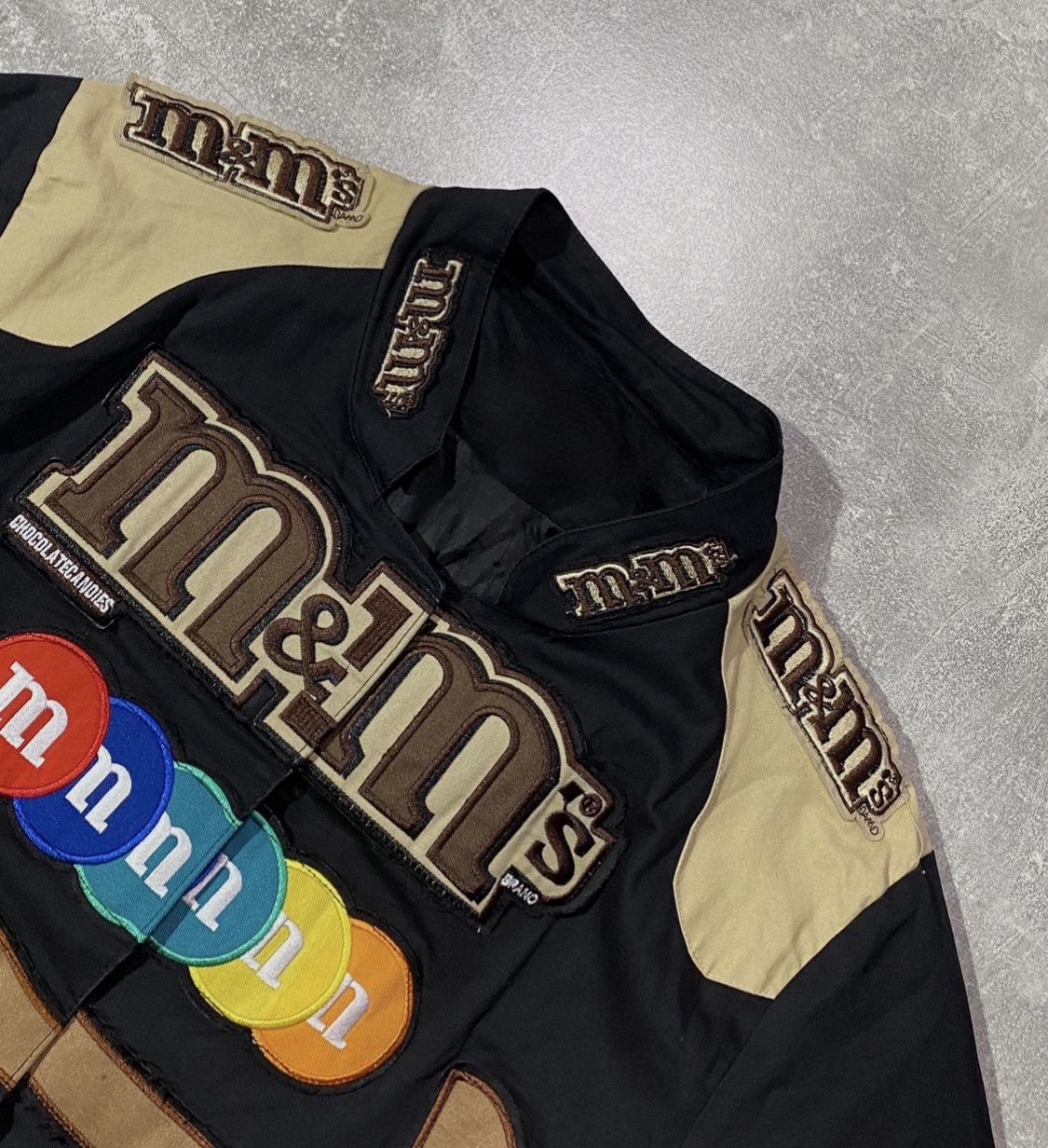 Japanese Brand Vintage M&M's Embroidery Racing Moto Y2K Jacket Size US M / EU 48-50 / 2 - 2 Thumbnail