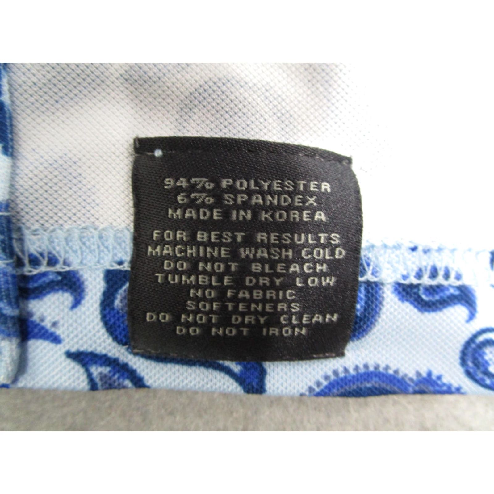 Vintage Turtleson Polo Shirt Mens Medium Blue Paisley Rolling Hills Golf California Size US M / EU 48-50 / 2 - 6 Thumbnail