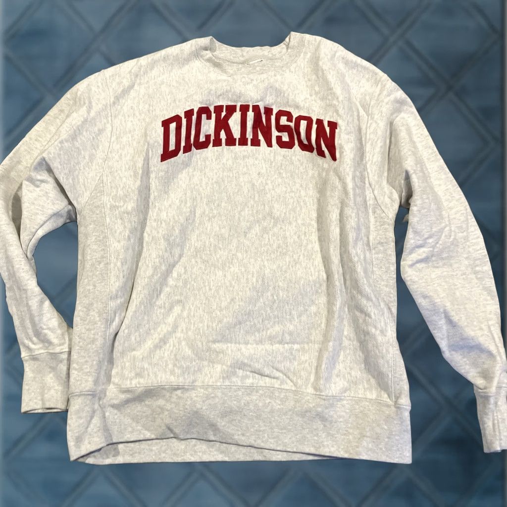 Champion VINTAGE Champion Reverse Weave Dickinson College Crewneck Sweatshirt L Gray Men Sweatshirt Pullover Reversible College Theme Size US L / EU 52-54 / 3 - 1 Thumbnail